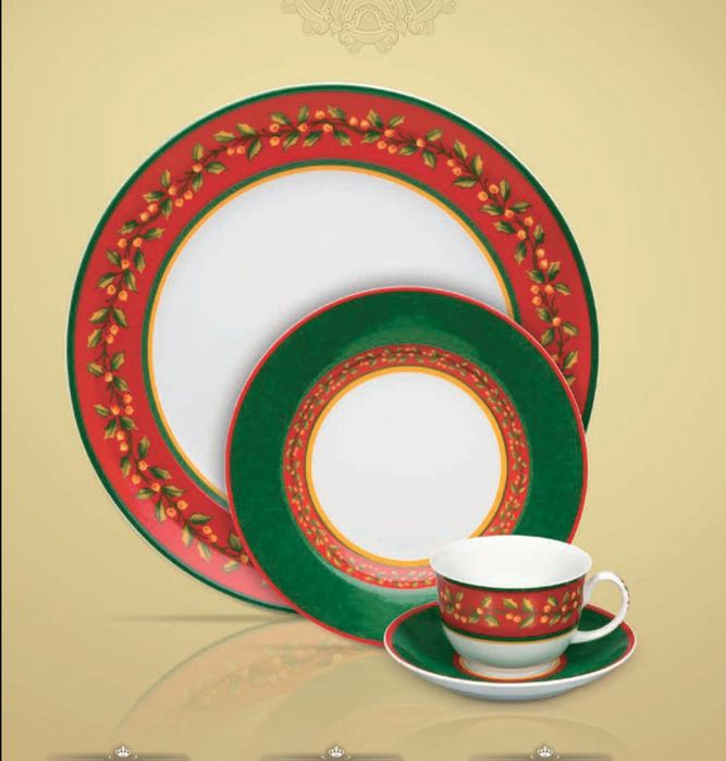 Servico de Jantar Vista Alegre de 70 peças + servico de cha + cafe.