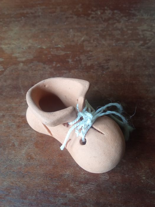 Черевичок глиняний декор