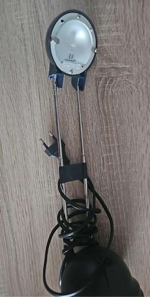 Granatowa lampka na biurko lampka nocna