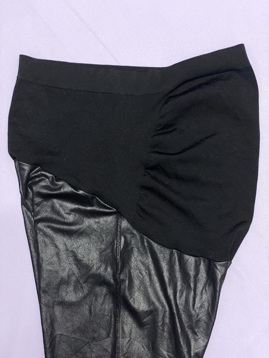 Мягкие штаны для беременных L (46-48) с напылением имитации кожи