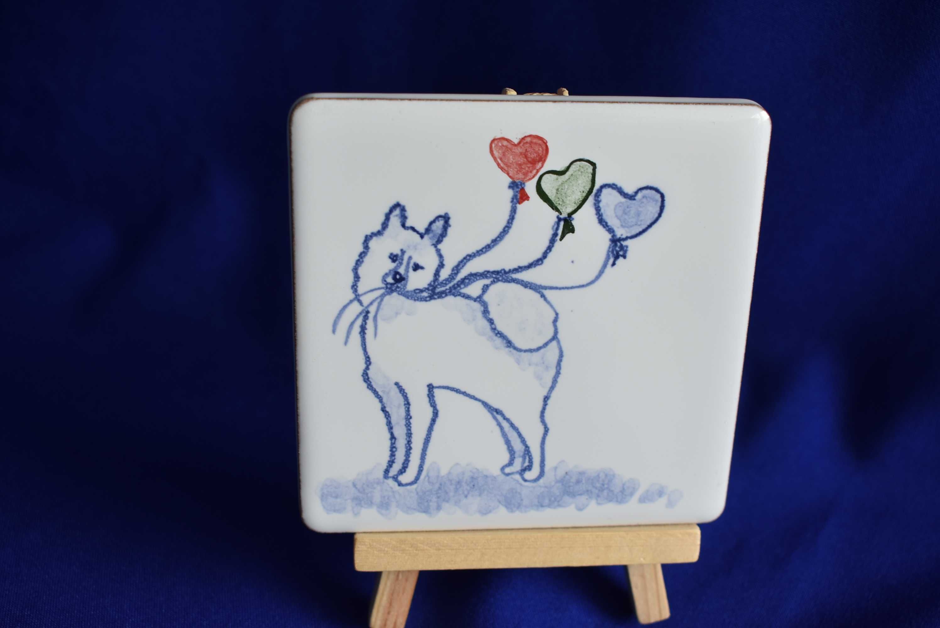Podkładka pod kubek kafelek samojed