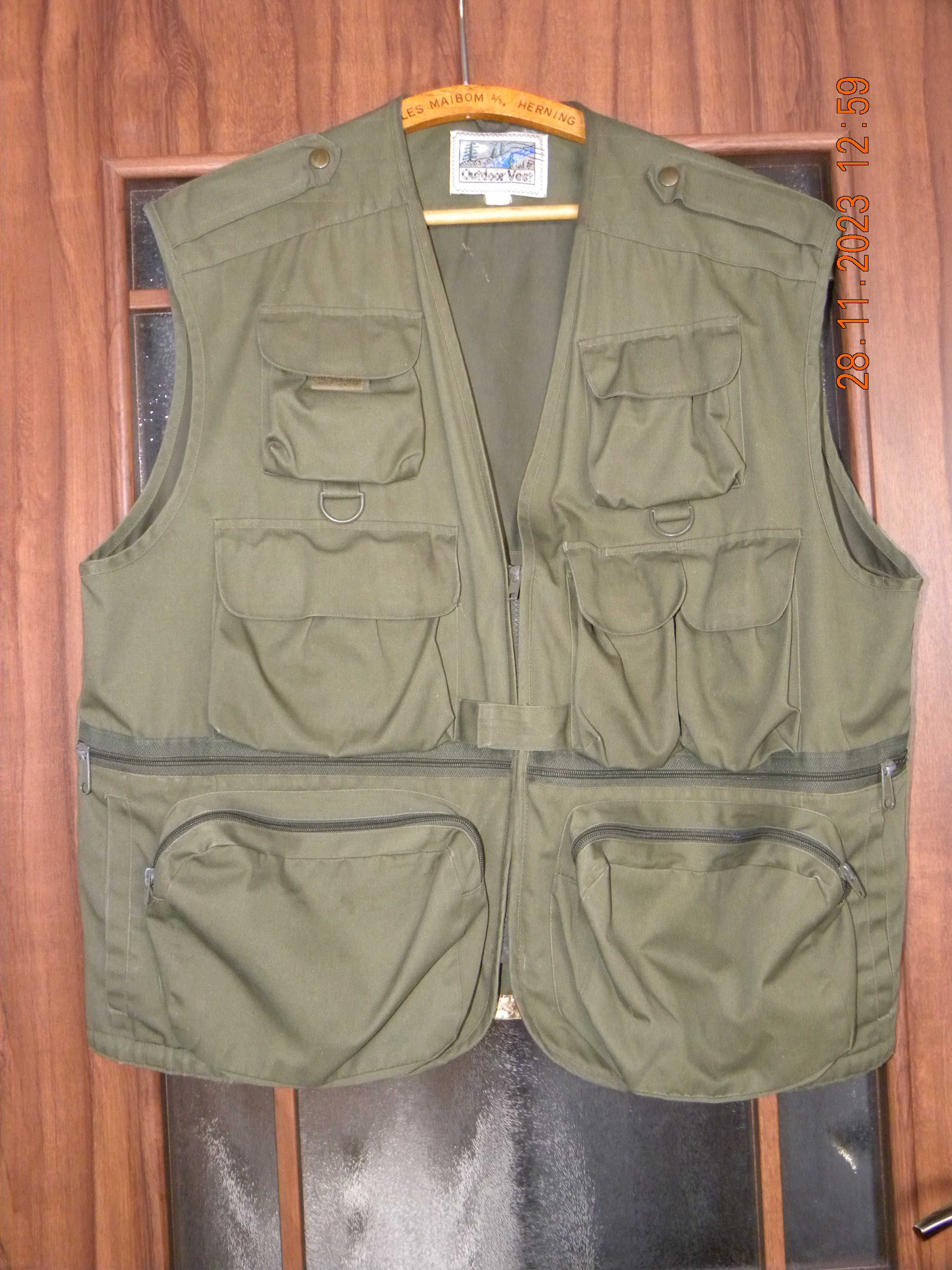 Kamizelka wędkarska Outdoor Vest rozmiar: XL