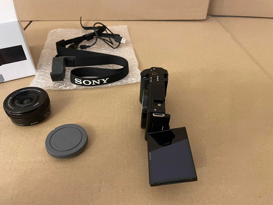 Sony ZV-E10 + 16-50mm Body + Obiektyw Vlogging Nowy Gwarancja prod