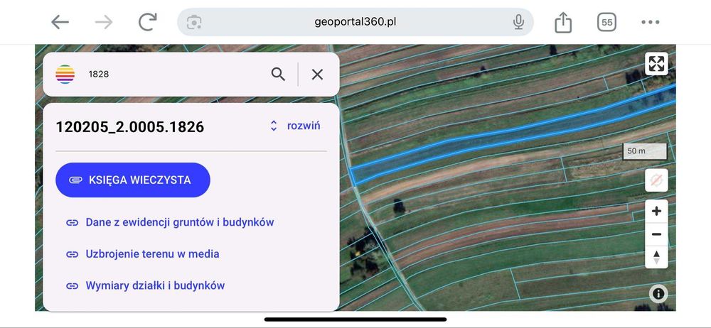 Działka budowlano-rolna 5480 m2 Uszew w cichym i pieknym miejscu.