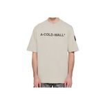 Футболка A-Cold-Wall SS24 Overdye Logo T-shirt Cement