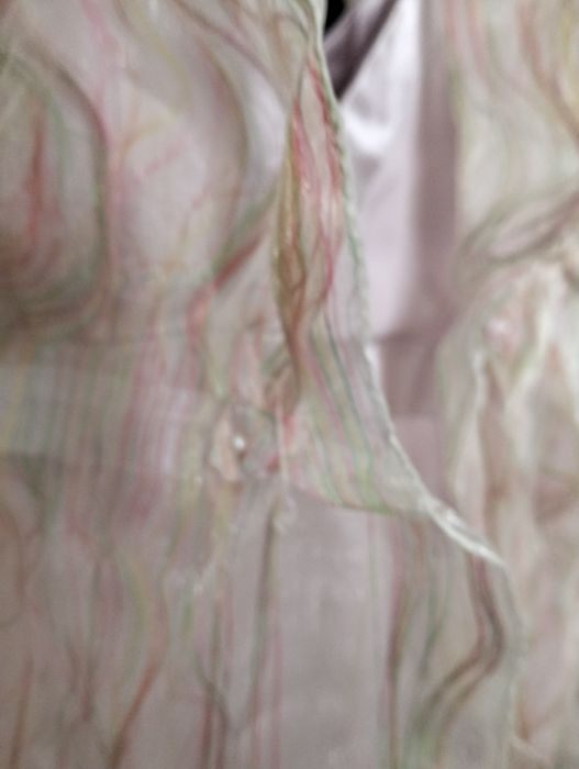 Vendo vestido de cerimónia em rosa clarinho debroado a cetim