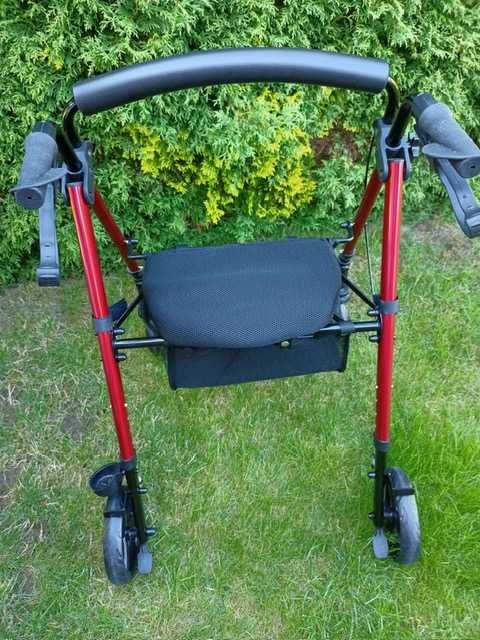 Balkonik, chodzik, podpórka rehabilitacyjna czterokołowa na gwarancji