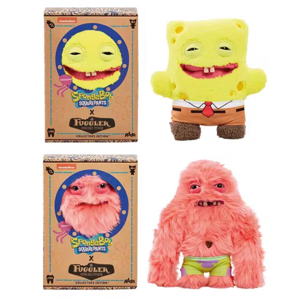 Ексклюзивний Fuggler Sponge Bob / Patrik фаглер фуглер іграшка патрік