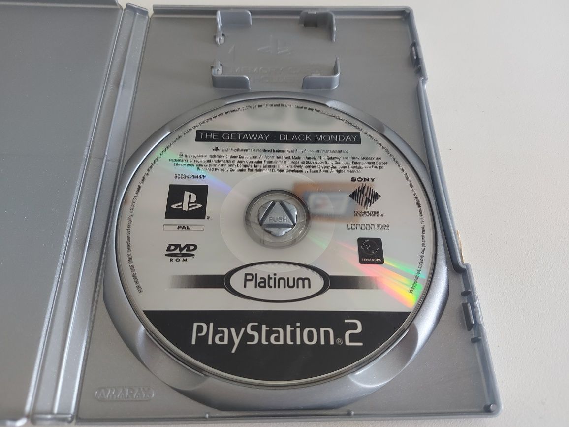 The Getaway Black Monday Playstation 2 Platinum