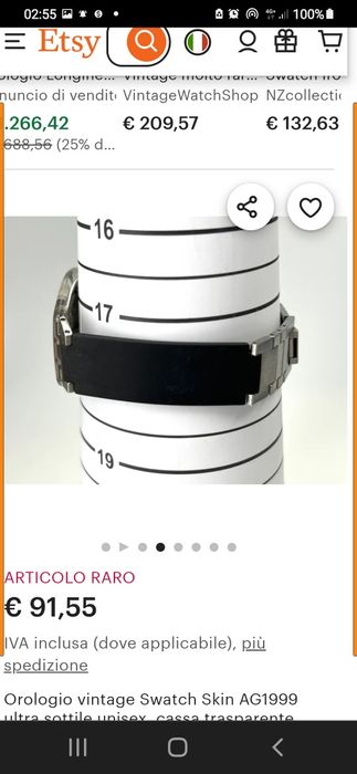 Swatch skin vintage raro