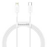 Kabel Baseus Superior Series USB-C / Lightning PD 20W 2 m - biały