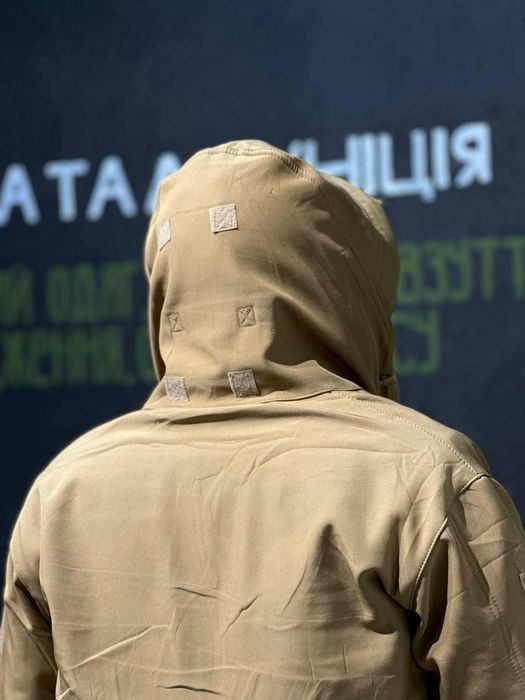Костюм на флисе софтшел Куртка и штаны койот камуфляжный военная форма