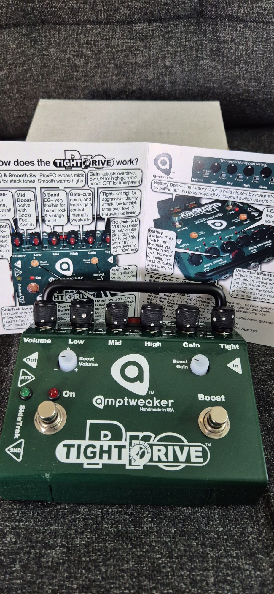 Amptweaker Tight Drive Pro / overdrive / przester/ gitara / Boss