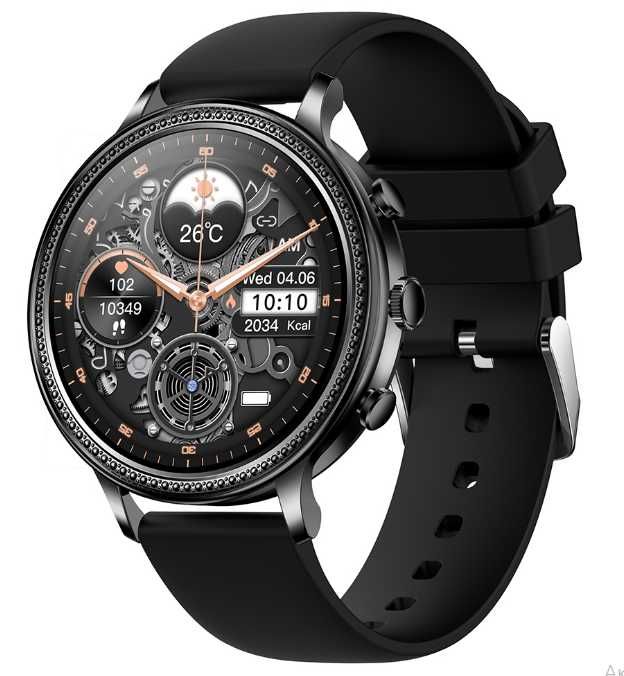 V60 Smart Watch damski 1.39calowy tętno tlenu we krwiBluetooth ttst576