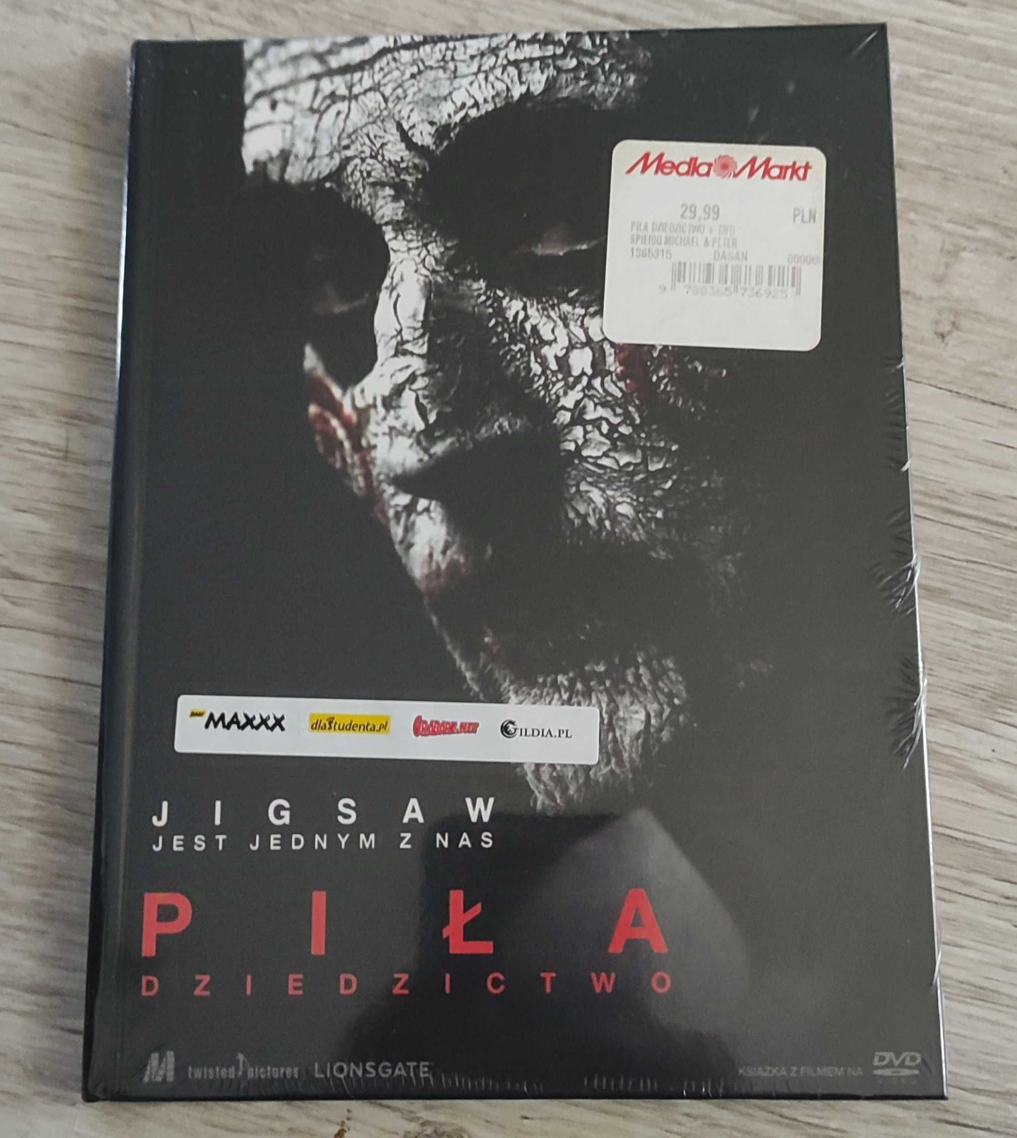 Piła dziedzictwo płyta dvd z filmem