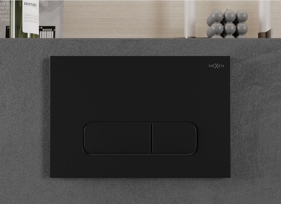 Mexen przysk do "geberitu" stelaża podtynkowego wc czarny mat