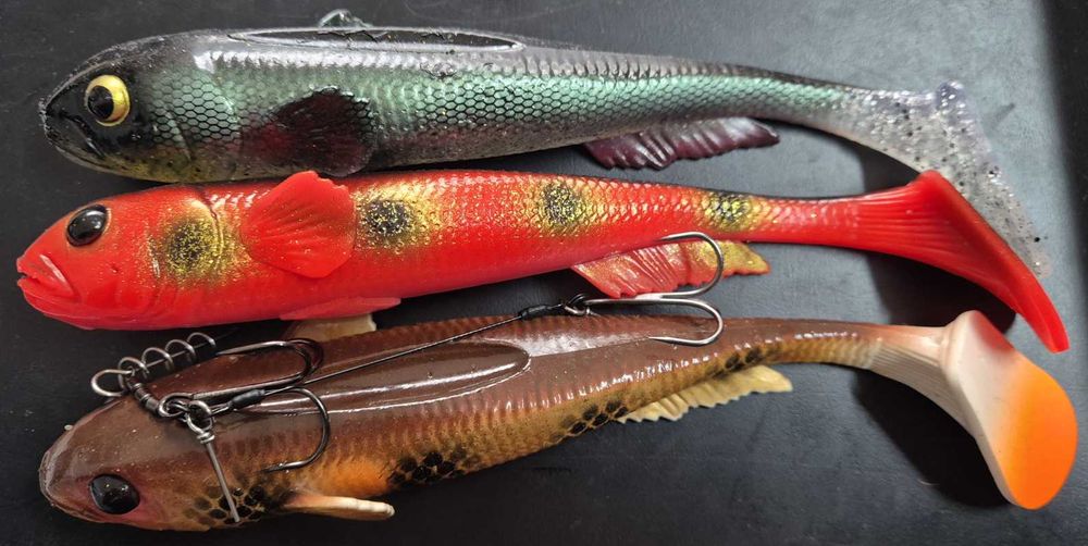 SG 3D GOBY SHAD 23cm - 3szt + dozbrojka - NOWE