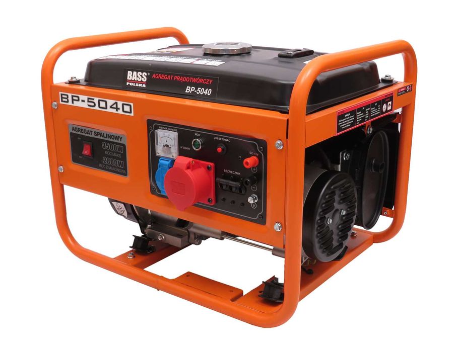 BASS POLSKA Agregat Prądotwórczy Generator Prąd 3500w 230v/400v BP5040