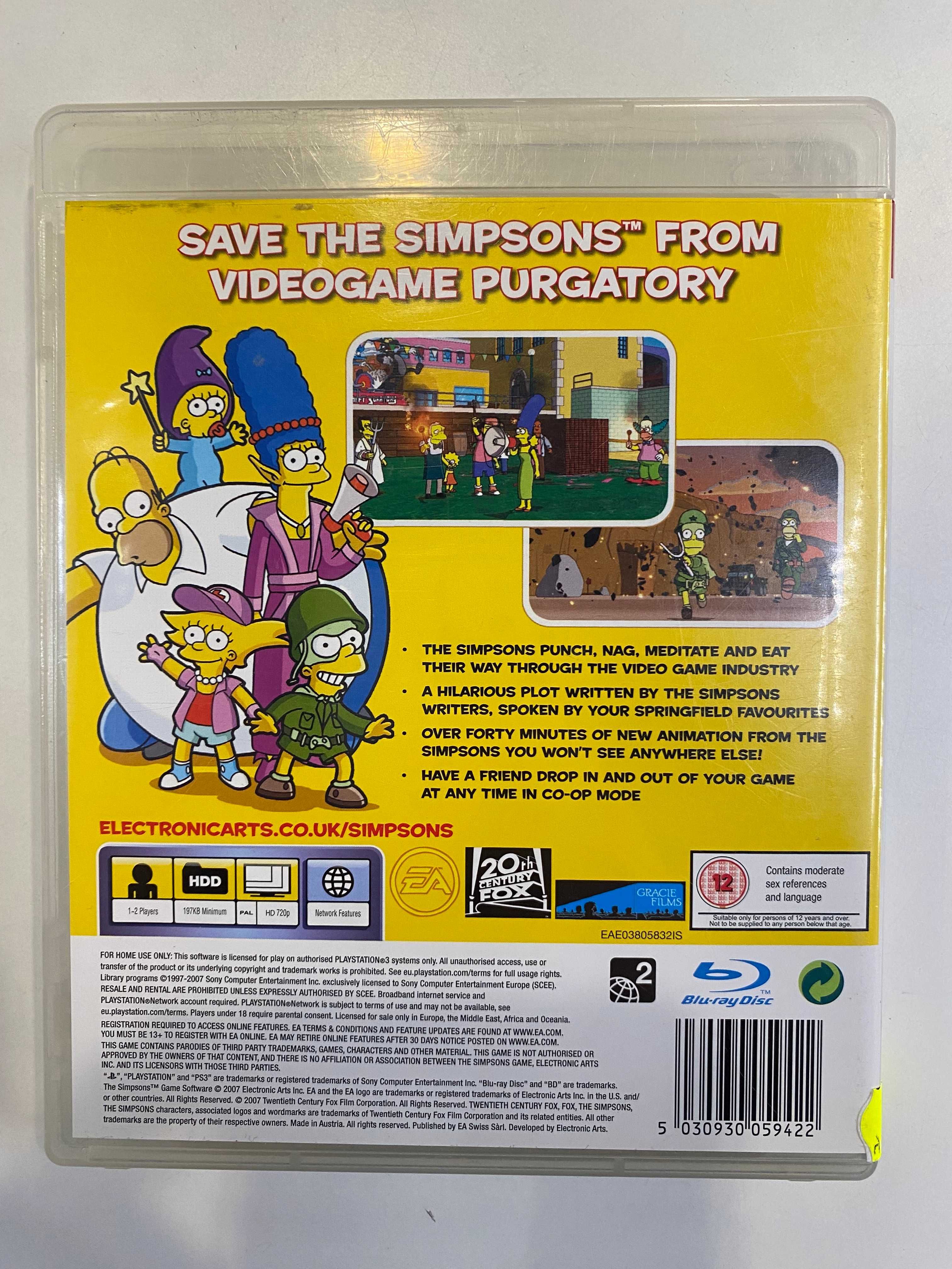 The Simpsons Game PS3 Sklep Iława
