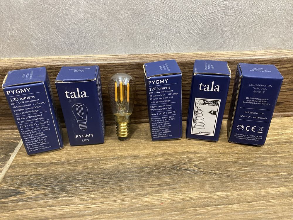 Лампочки декоративні tala pygmy led