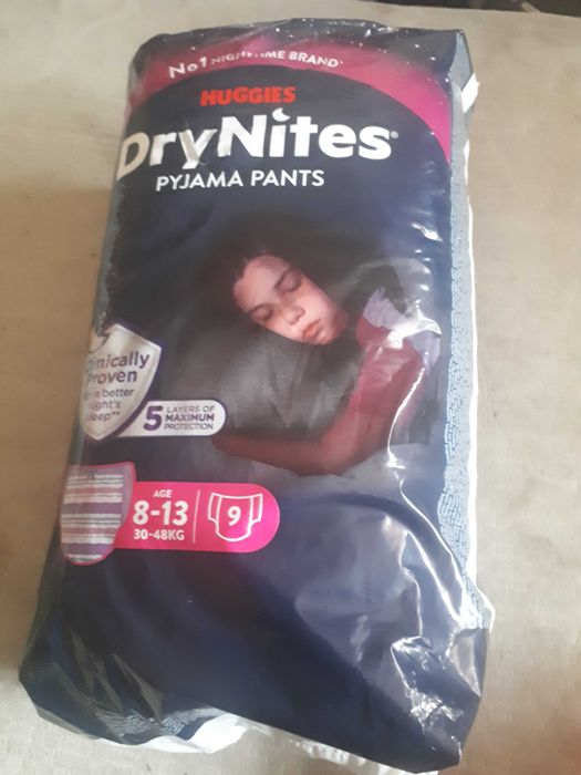 Нічні підгузки-трусики Huggies DryNites 8-13 років 30-48 кг 8 шт