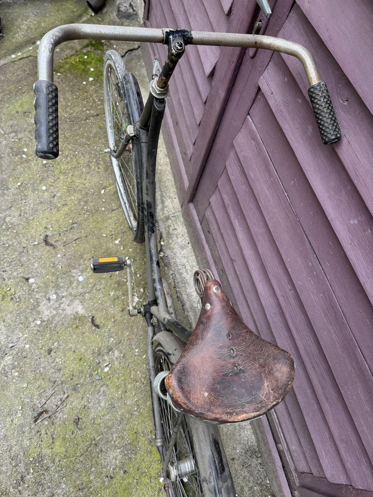 Stary rower holenderski - siodełko lepper primus