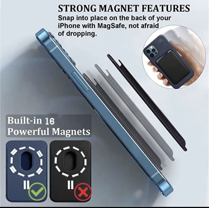 Carteira MagSafe para iPhone - NOVA