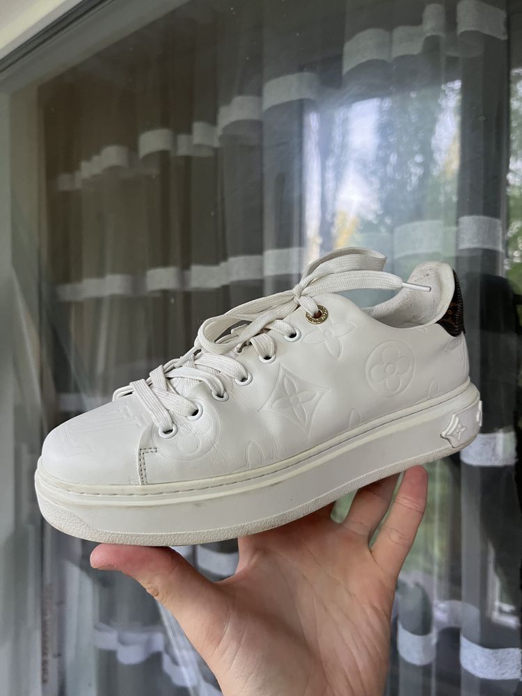 Кросівки Louis Vuitton Trainer Time Out Monogram White EUR 38 25 см