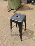 Hoker, siedzisko metalowe, taboret, na ogród