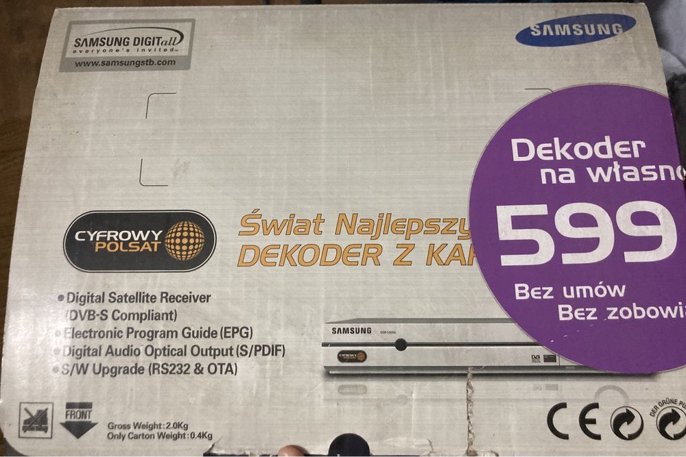 Dekoder Samsung DSB-S305G zestaw