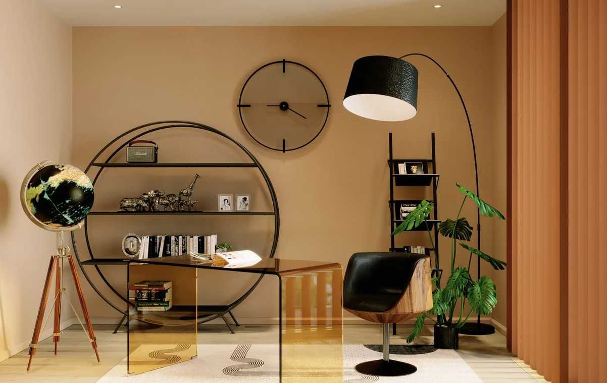 Regał Mason Round 180x175 cm czarny, okrągły, KARE Design