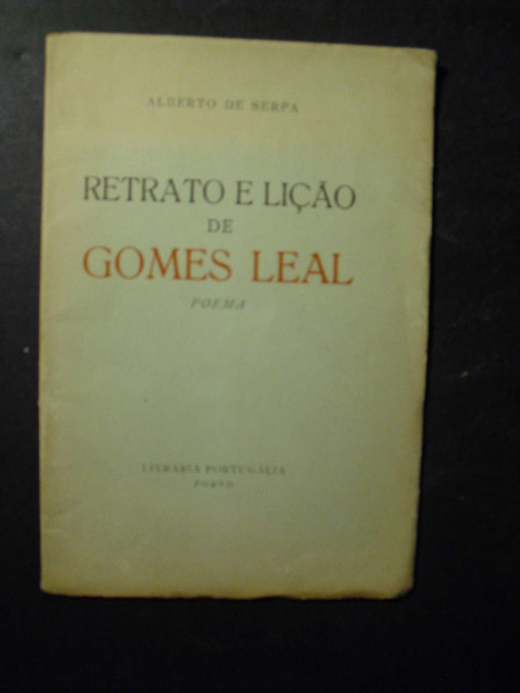 Serpa (Alberto);Retrato e Lição de Gomes Leal-Poemas