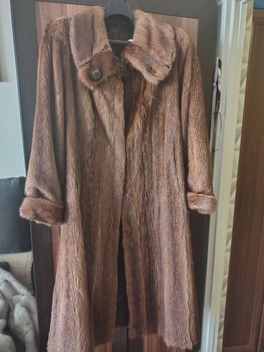 Piękne futro z norek