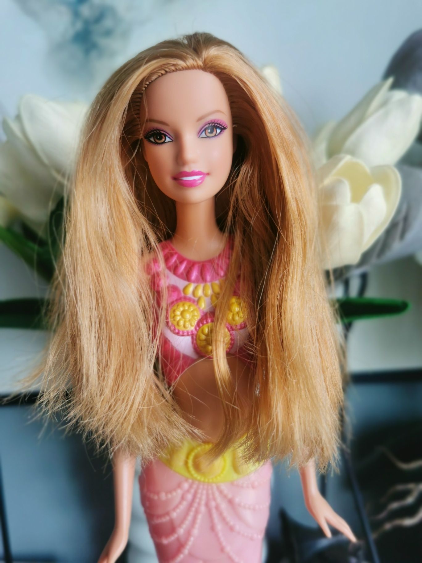 Barbie Syrenka zmieniająca kolor W2906