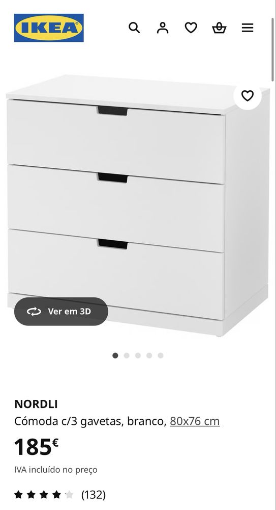 comoda nordli ikea