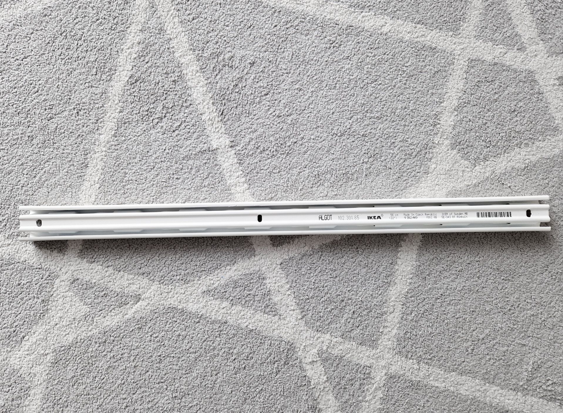IKEA ALGOT szyna ścienna biała 56 cm 102.301.85