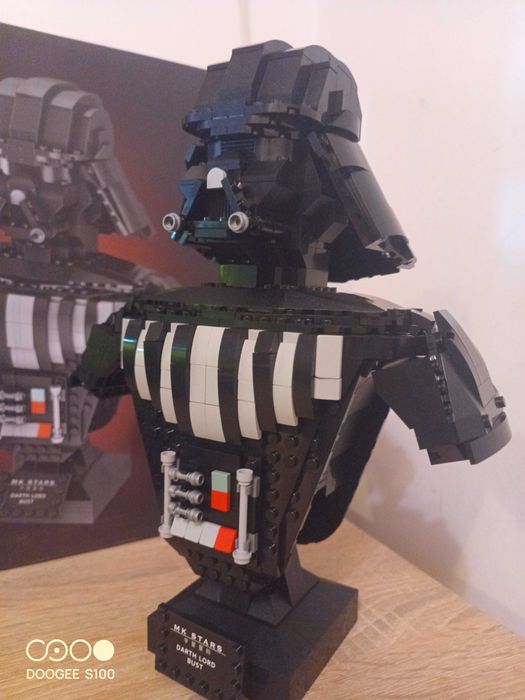 Klocki konstrukcyjne hełm popiersie Darth Vader 936el. Mould king