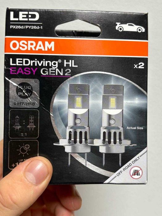Комплект світлодіодних ламп для автомобіля LEDriving H7/H18.
