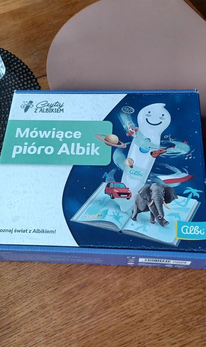 Zestaw Mówiące Pióro Albik i 2 książeczki