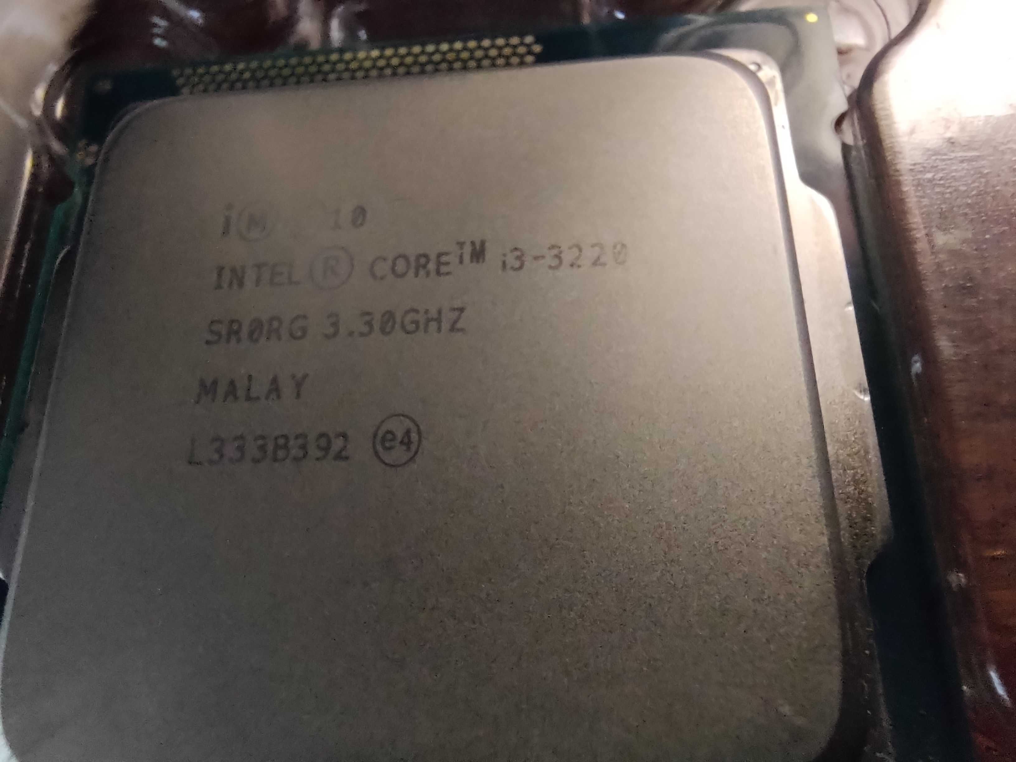 Процессор Intel Core i3-3220 socket 1155 + кулер с радиатором