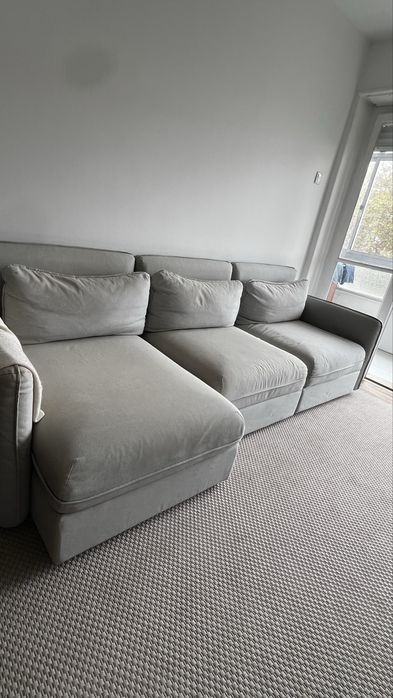 Sofá modular cinza - modelo VALLENTUNA do IKEA