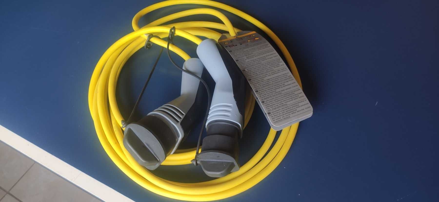 Зарядний кабель для електромобіля 3×32А Туре 2 - Туре2