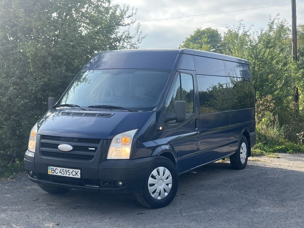 Ford Transit лонг 2007р 2.4 TDCI оригінальний пасажир