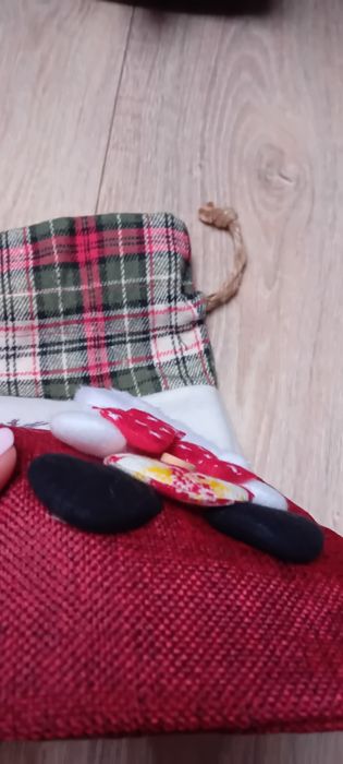 Torebka worek na prezent Mikołaj święta 3D