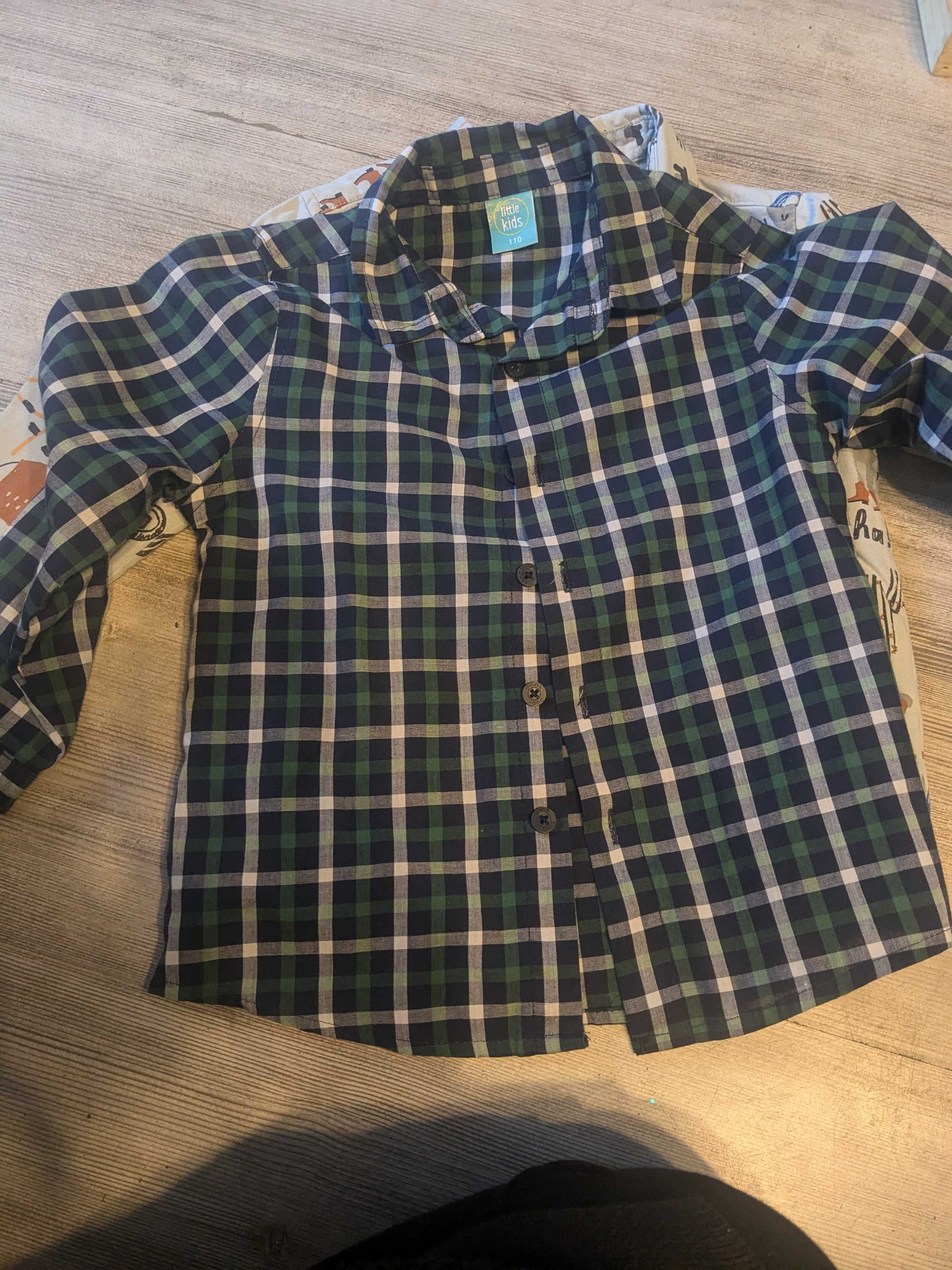 Koszule i sweter chlopiecy 110/116