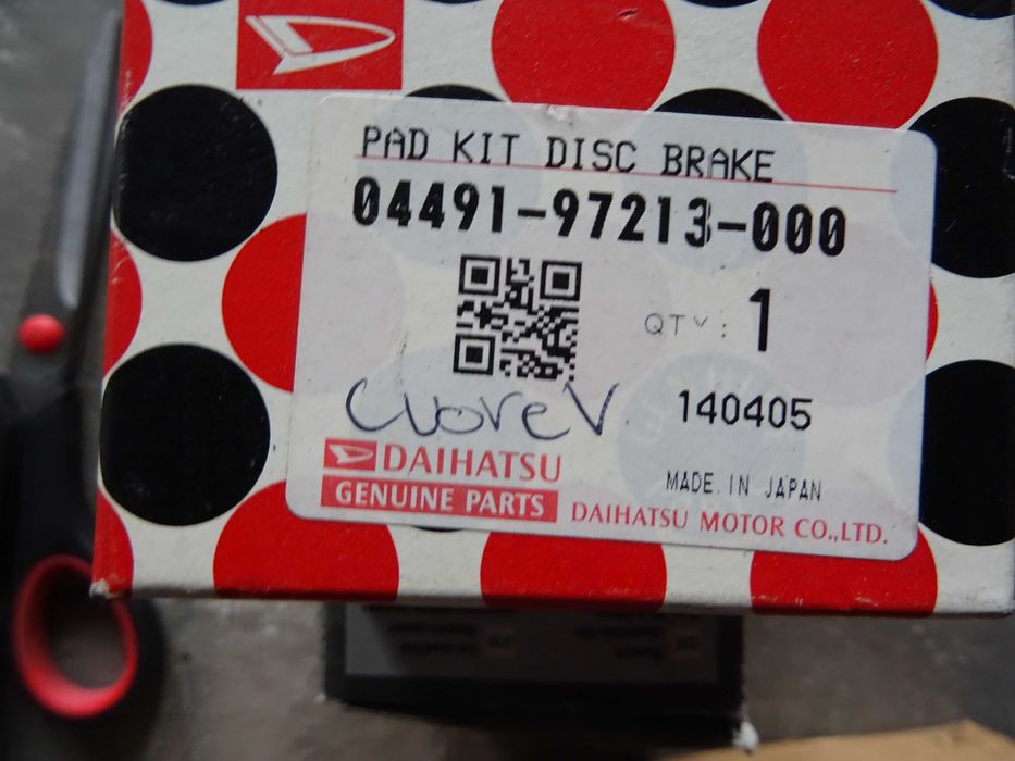 Zestaw Klocków Hamulcowych Daihatsu Cuore Przód