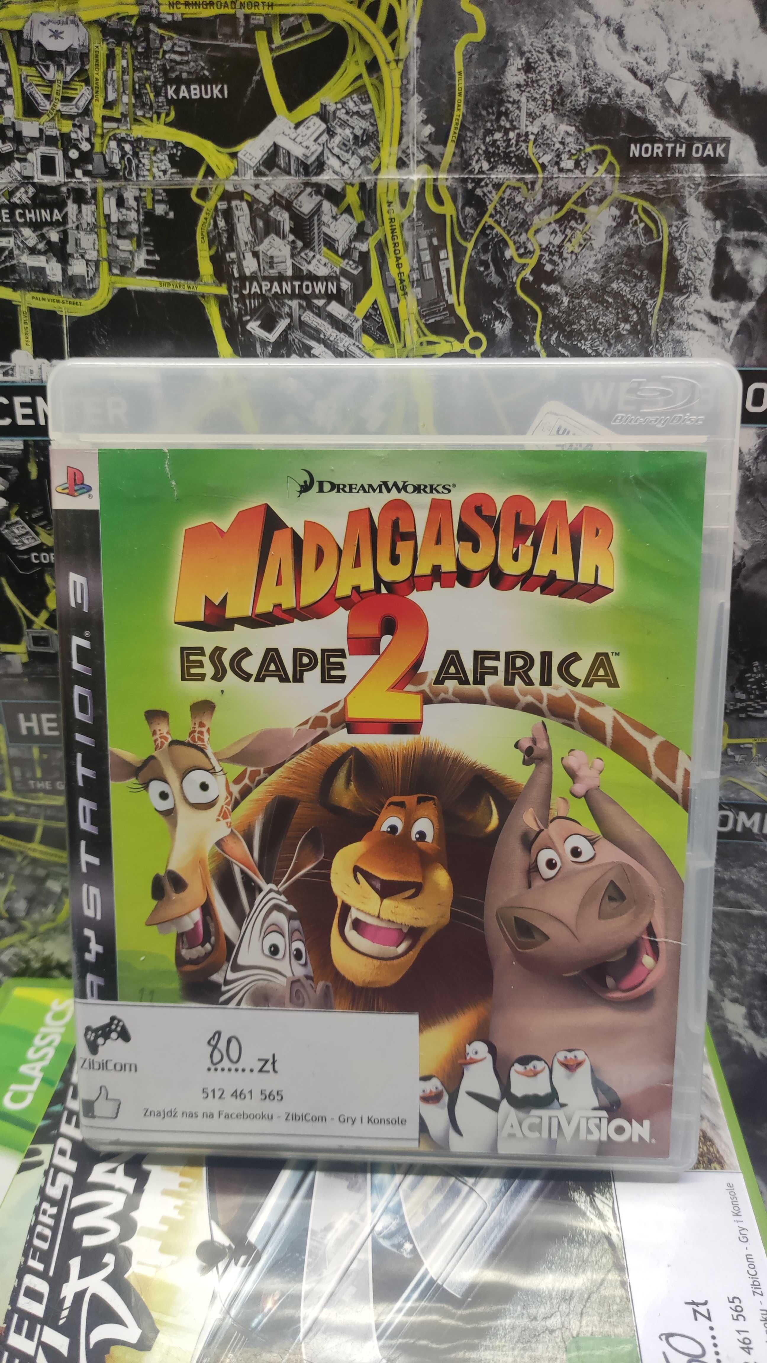 Madagascar 2 Escape Africa | PS3 | Sklep | Kraków | Wysyłka | Wymiana