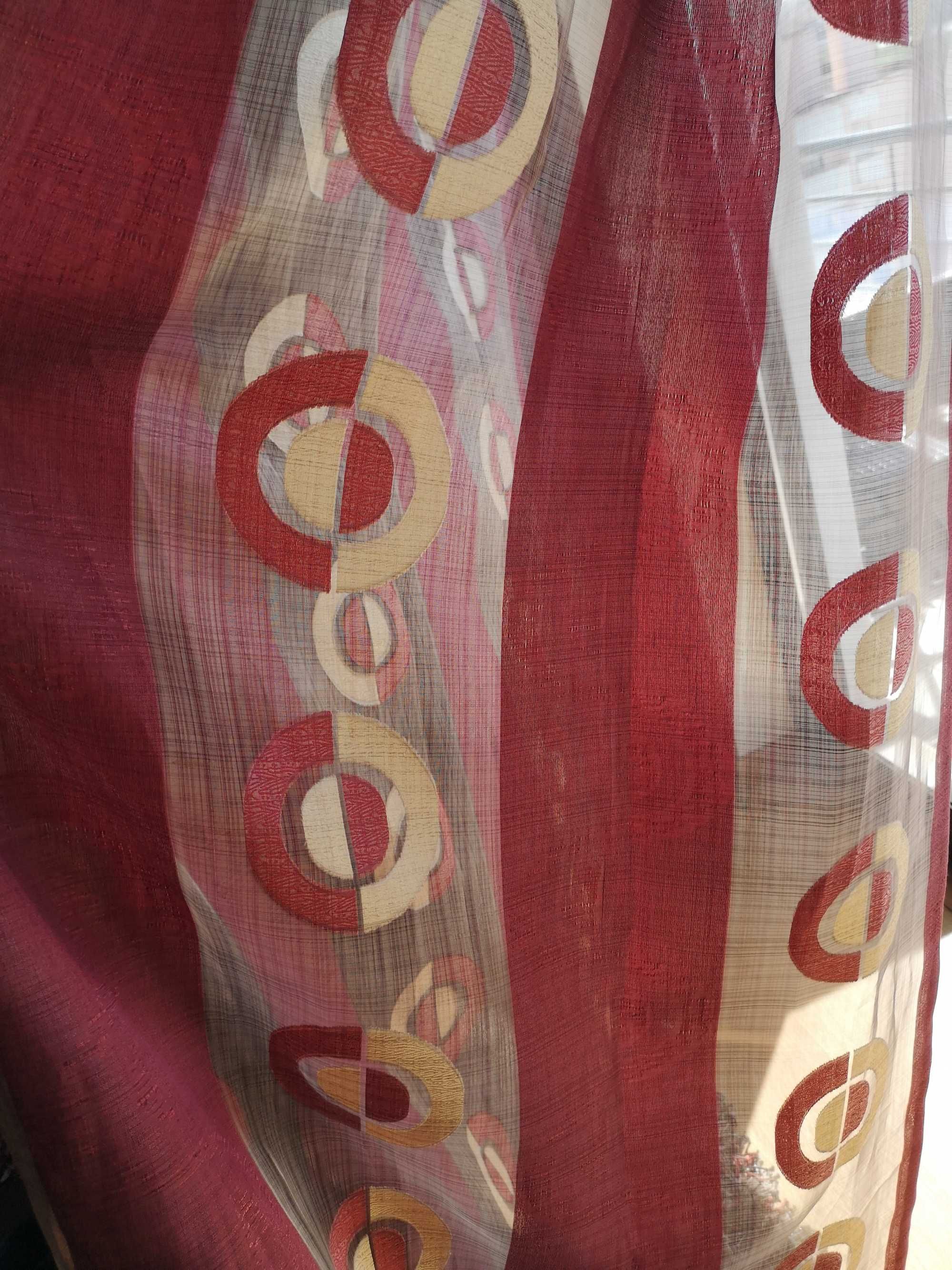 Cortinados (3 peças) feitos em loja de decoração