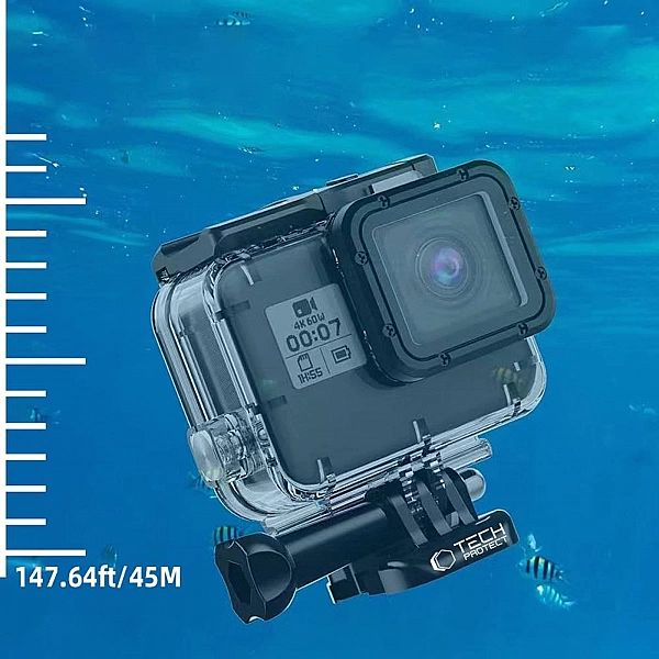 Tech-Protect Ga200 Waterproof Case Gopro Hero 5 / 6 / 7 Clear