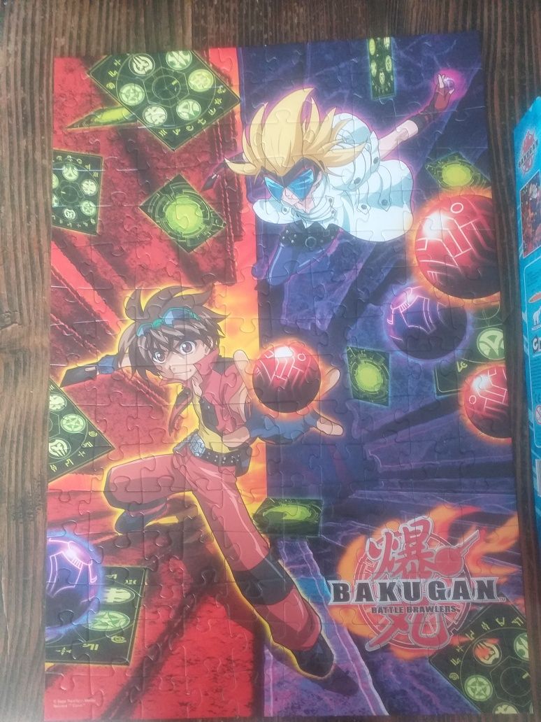 Puzzle Bakugan 160 elementów